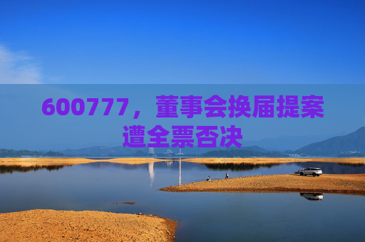 600777，董事会换届提案遭全票否决