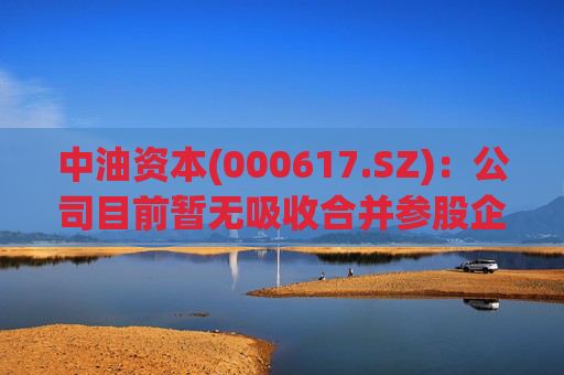 中油资本(000617.SZ)：公司目前暂无吸收合并参股企业昆仑资本的计划