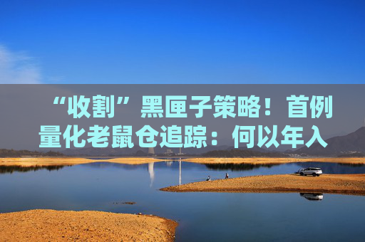 “收割”黑匣子策略！首例量化老鼠仓追踪：何以年入8857万？