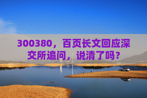300380，百页长文回应深交所追问，说清了吗？