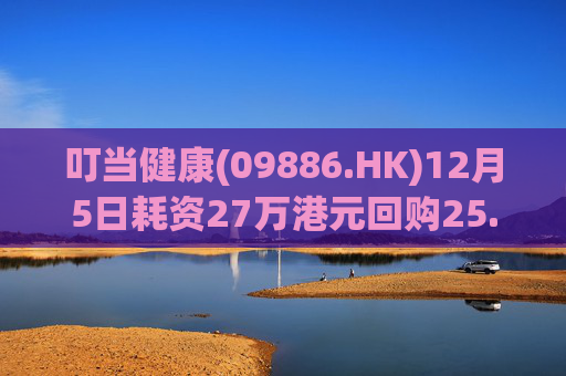 叮当健康(09886.HK)12月5日耗资27万港元回购25.5万股