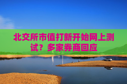 北交所市值打新开始网上测试？多家券商回应