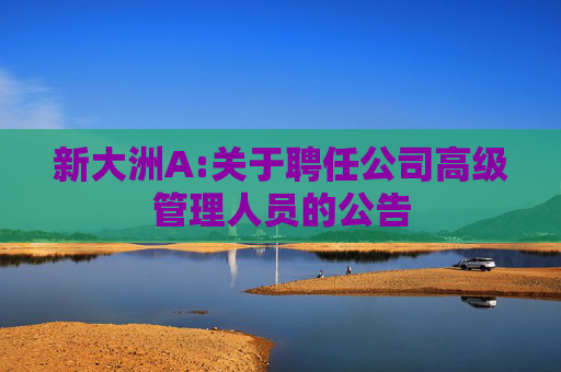 新大洲A:关于聘任公司高级管理人员的公告  第1张