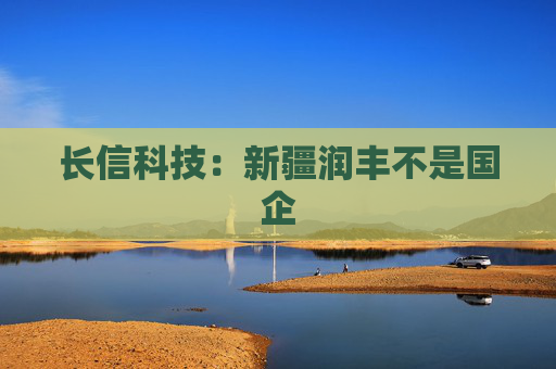 长信科技：新疆润丰不是国企