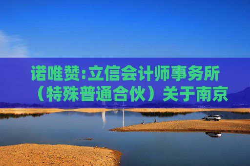 诺唯赞:立信会计师事务所（特殊普通合伙）关于南京诺唯赞生物科技股份有限公司2024年度非经营性资金占用及其他关联资金往来情况的专项报告