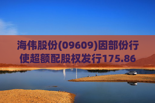海伟股份(09609)因部份行使超额配股权发行175.86万股