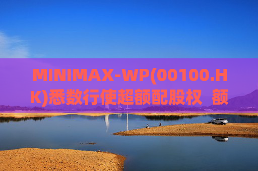 MINIMAX-WP(00100.HK)悉数行使超额配股权  额外筹资6.97亿港元 第1张