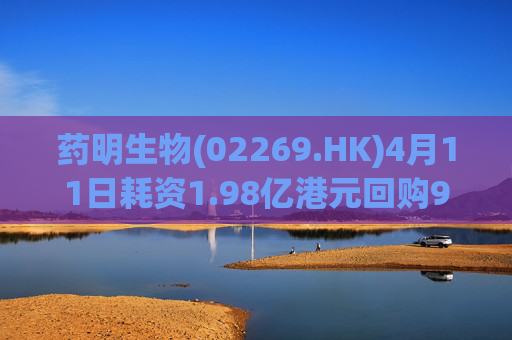 药明生物(02269.HK)4月11日耗资1.98亿港元回购990万股