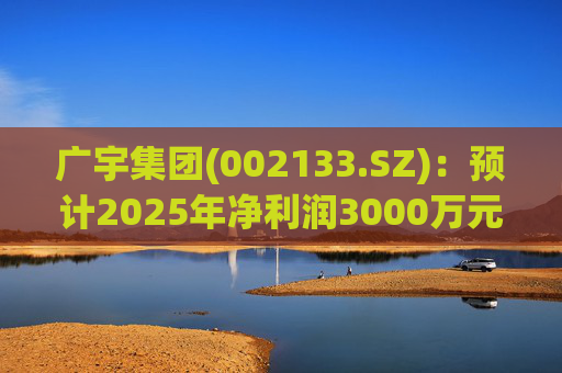 广宇集团(002133.SZ)：预计2025年净利润3000万元至4500万元