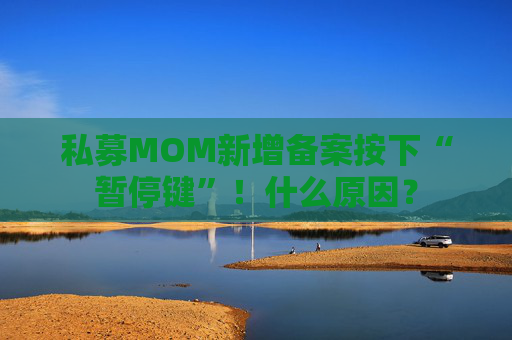 私募MOM新增备案按下“暂停键”！什么原因？