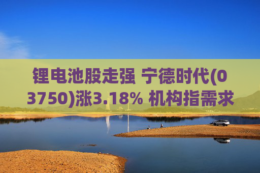 锂电池股走强 宁德时代(03750)涨3.18% 机构指需求端持续高增 锂行业长期景气趋势不改