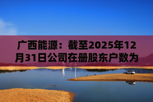 广西能源：截至2025年12月31日公司在册股东户数为53413户  第1张