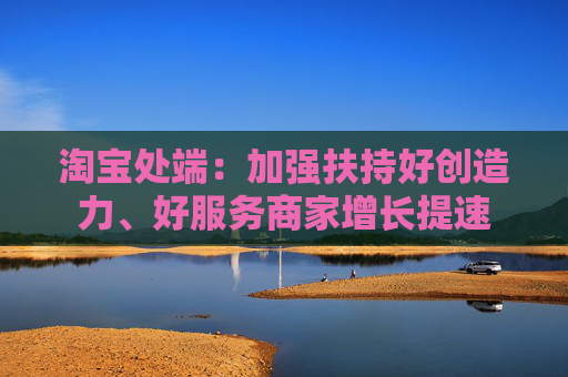 淘宝处端：加强扶持好创造力、好服务商家增长提速