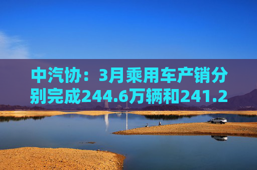中汽协：3月乘用车产销分别完成244.6万辆和241.2万辆  第1张