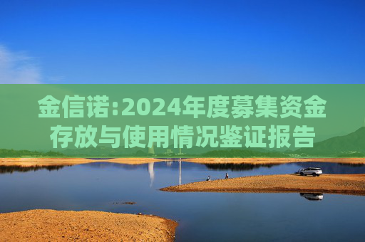金信诺:2024年度募集资金存放与使用情况鉴证报告