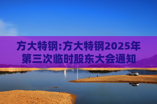 方大特钢:方大特钢2025年第三次临时股东大会通知  第1张