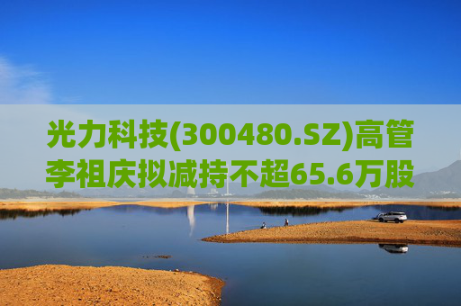 光力科技(300480.SZ)高管李祖庆拟减持不超65.6万股
