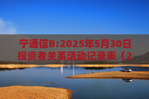 宁通信B:2025年5月30日投资者关系活动记录表（2024年度网上业绩说明会）