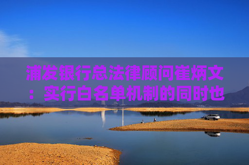 浦发银行总法律顾问崔炳文：实行白名单机制的同时也要建立黑名单机制，进一步提升信贷资产质量